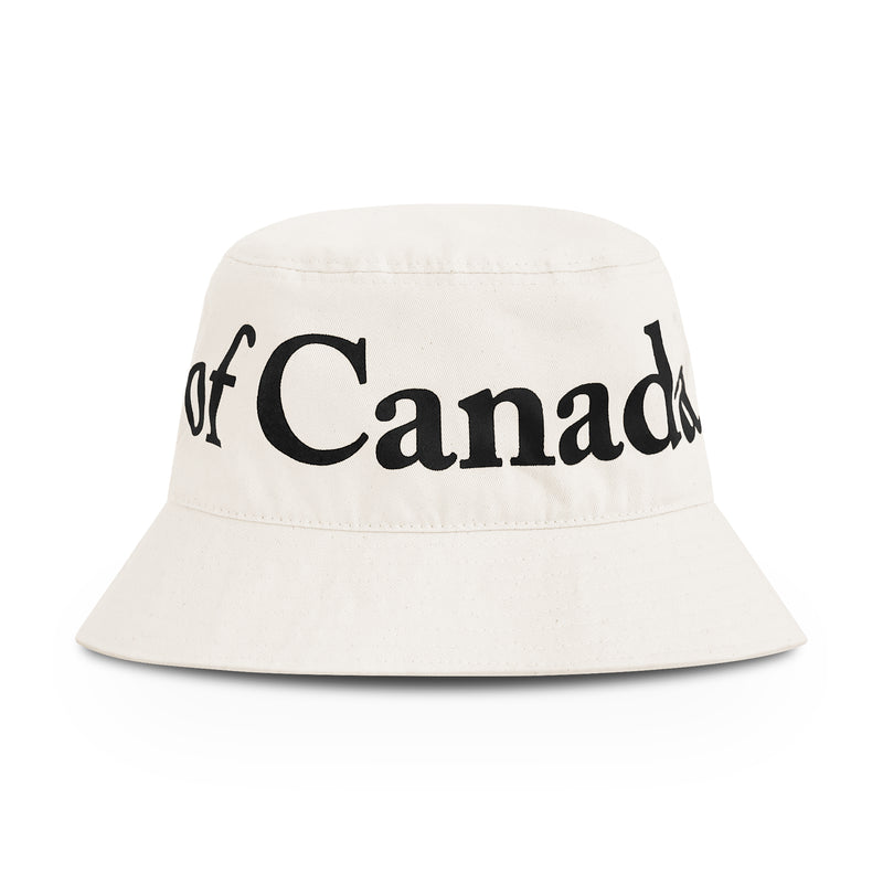 Made in Canada 100% Cotton Wordmark Bucket Hat Natural - Province of Canada
