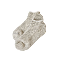 Slipper Socks Natural 100% Wool - Made in Canada - Province of Canada