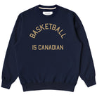 Made in Canada Basketball is Canadian Fleece Sweatshirt Navy - Unisex - Province of Canada