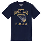 Made in Canada Basketball is Canadian Tee Navy - Unisex - Province of Canada