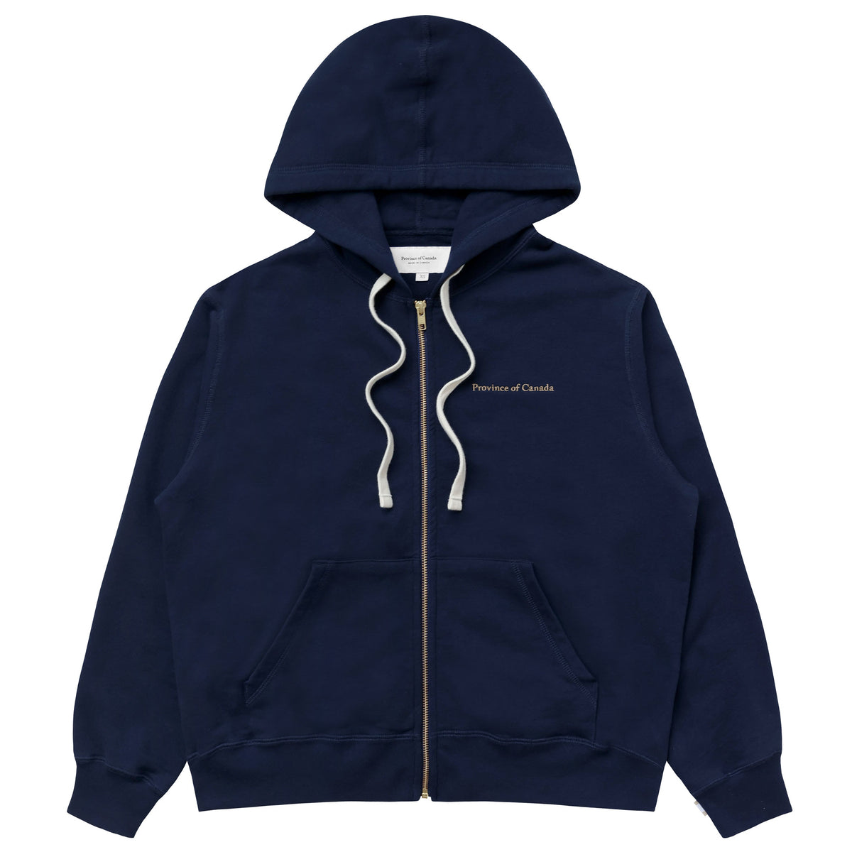 French Terry Zip Hoodie Navy - Unisex – Province of Canada