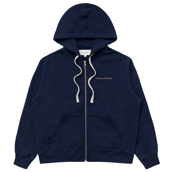 PROV PIECE DYED ZIPUPHOODIE NAVYジップパーカー PRO-Lead-Navy-FT-Zip-Hoodie-