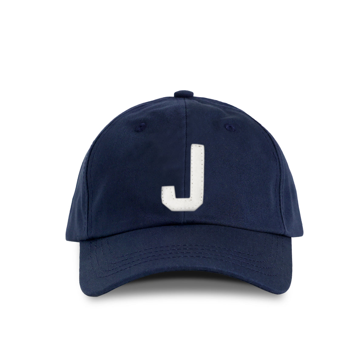 Letter J Baseball Hat Navy – Province of Canada