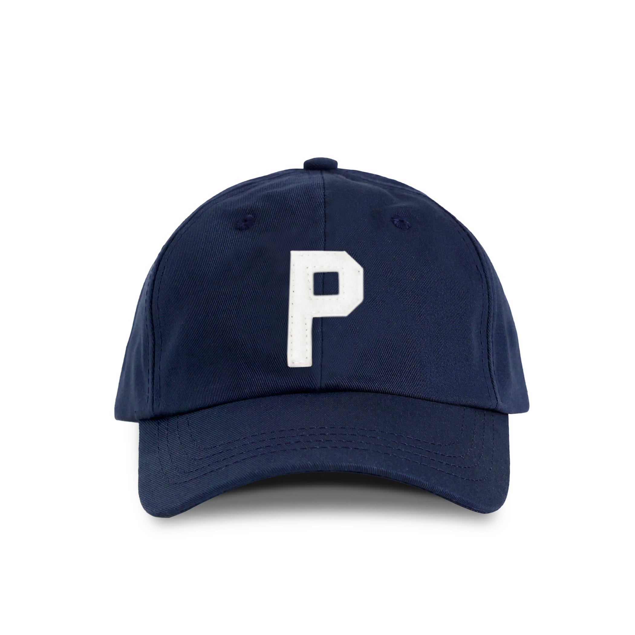 Letter P Baseball Hat One Size in Navy Blue Unisex 100 Cotton Province of Canada