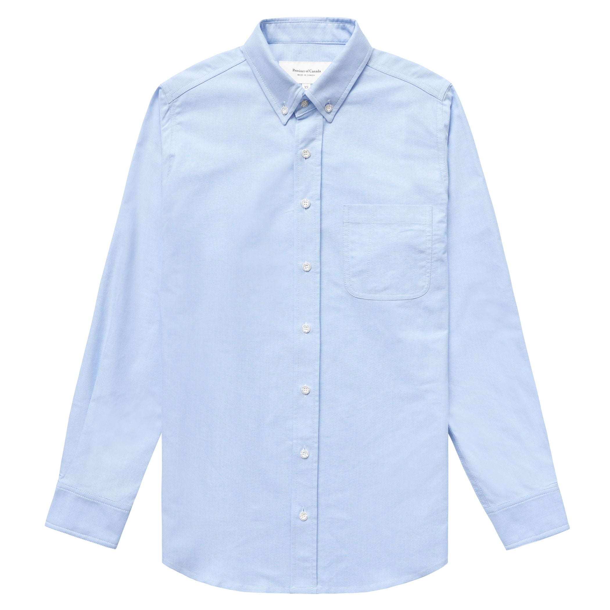 Oxford Stripe Button Down Shirt - Made in Canada - Province of Canada