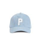 Made in Canada 100% Cotton Kids Letter P Baseball Hat Light Blue Denim - Province of Canada