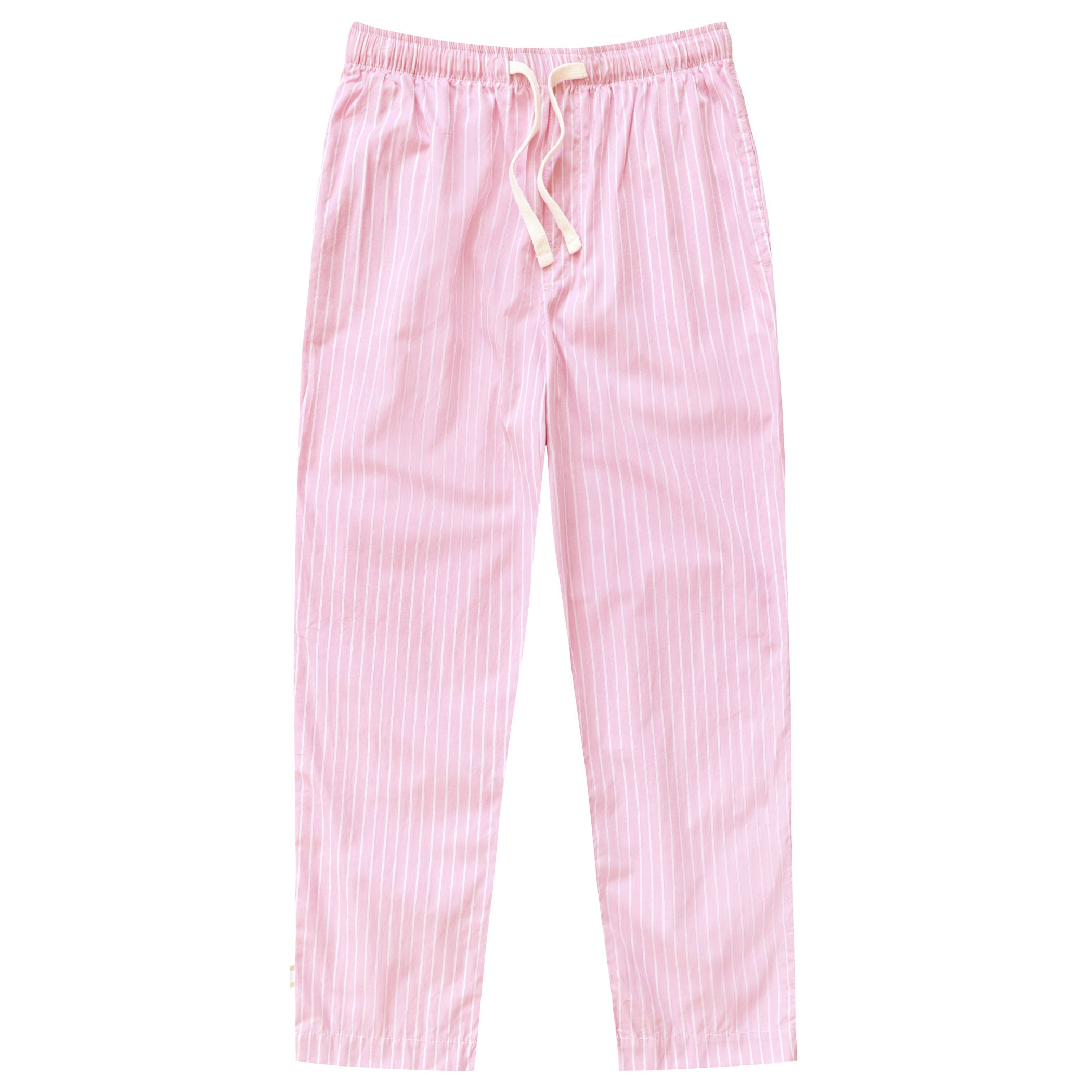 Cotton Poplin Pink Stripe Pyjama Pant Unisex Province of