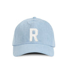 Made in Canada 100% Cotton Letter R Baseball Hat Light Blue Denim - Province of Canada