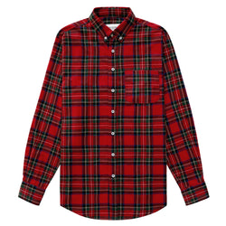 Made in Canada Plaid Flannel Shirt Red - Unisex - Province of Canada