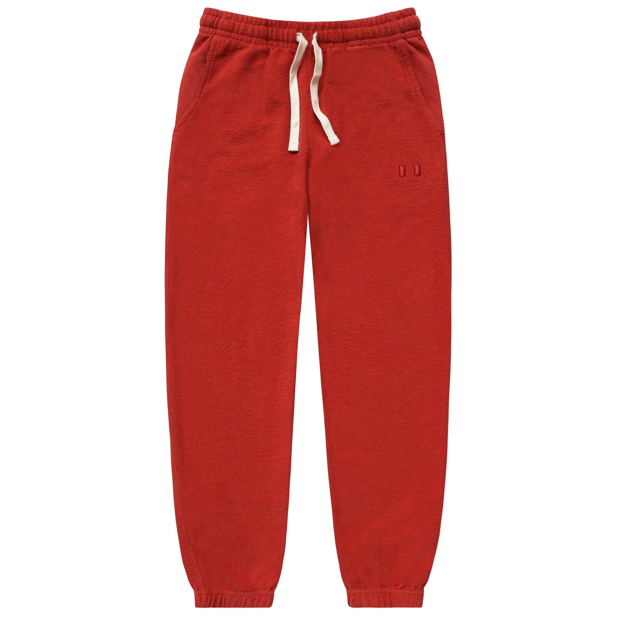 Made in Canada Reverse Relaxed French Terry Sweatpant Red - Unisex - Province of Canada