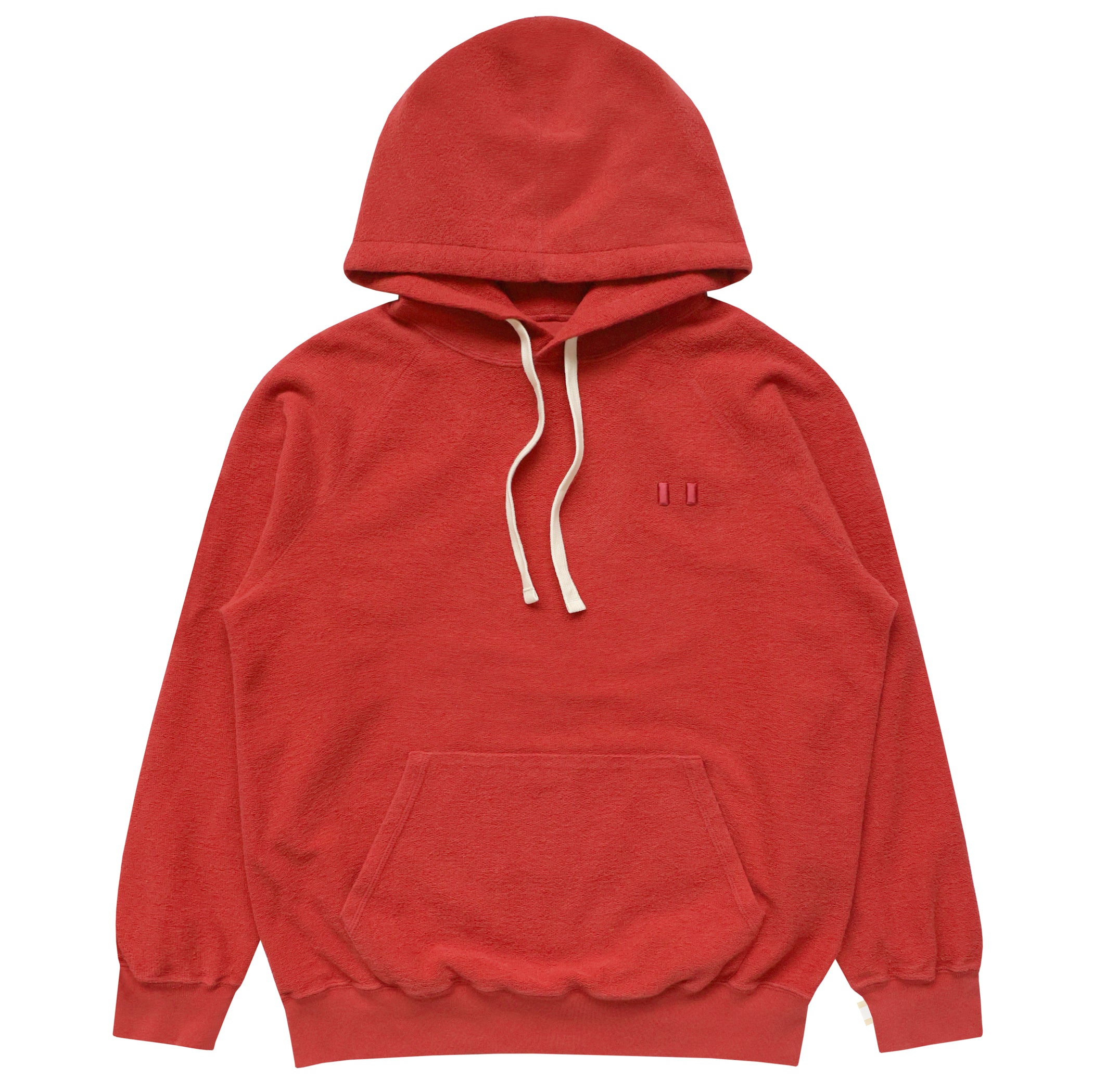 Made in Canada Cotton Reverse French Terry Hoodie Red - Unisex - Province of Canada