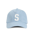 Made in Canada 100% Cotton Letter S Baseball Hat Light Blue Denim - Province of Canada