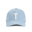 Made in Canada 100% Cotton Letter T Baseball Hat Light Blue Denim - Province of Canada