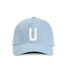 Made in Canada 100% Cotton Letter U Baseball Hat Light Blue Denim - Province of Canada