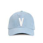 Made in Canada 100% Cotton Letter V Baseball Hat Light Blue Denim - Province of Canada