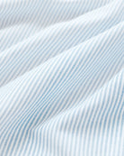 Made in Canada 100% Cotton Oxford  Stripe Button Down Shirt Light Blue - Unisex - Province of Canada