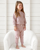 Made in Canada 100% Cotton Kids French Terry Sweatpant Dusk Unisex - Province of Canada