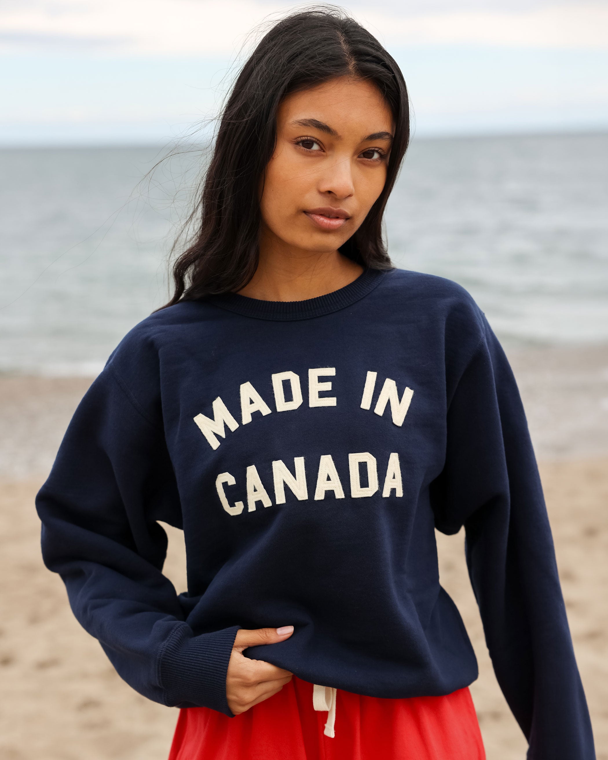 Made in Canada Sweatshirt Navy - Unisex – Province of Canada