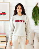 Made in Canada Merry Sweatshirt Eggshell Unisex - Province of Canada