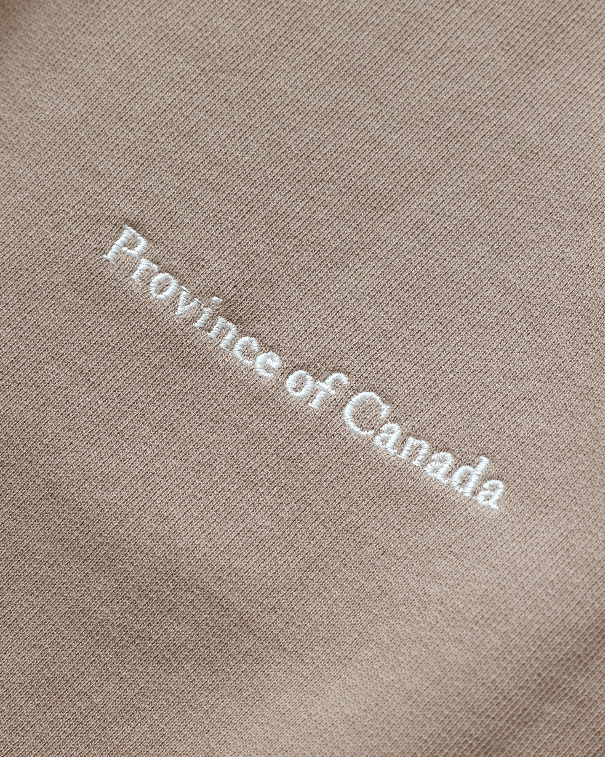 Made in Canada 100% Cotton Wide Leg French Terry Sweatpant Mocha - Unisex - Province of Canada