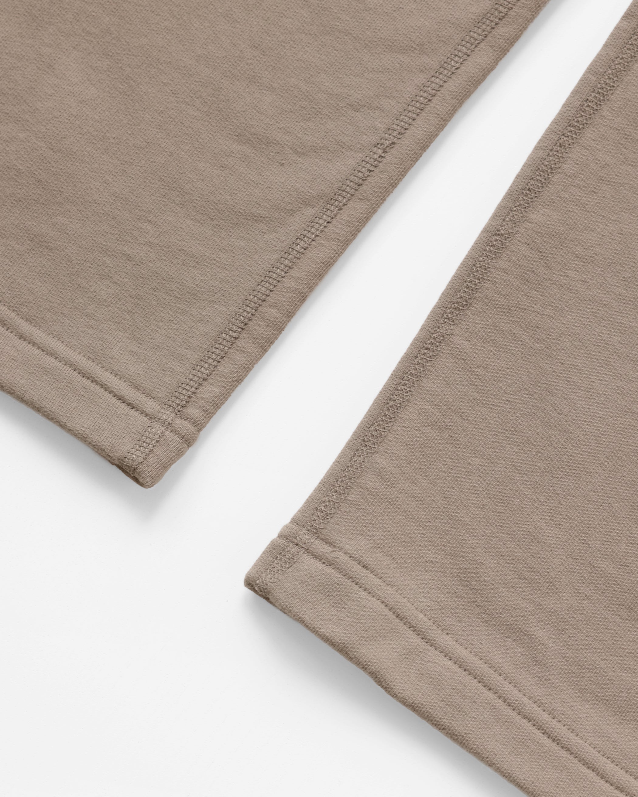 Made in Canada 100% Cotton Wide Leg Cropped French Terry Sweatpant Mocha Brown - Unisex - Province of Canada