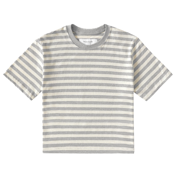 Made in Canada Monday Crop Top Natural Stripe - Province of Canada