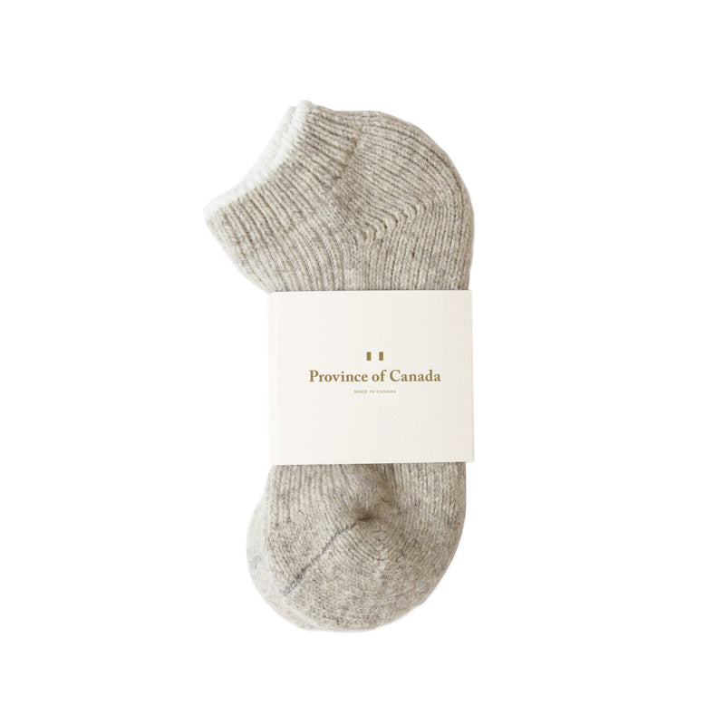 Slipper Socks Natural 100% Wool - Made in Canada - Province of Canada