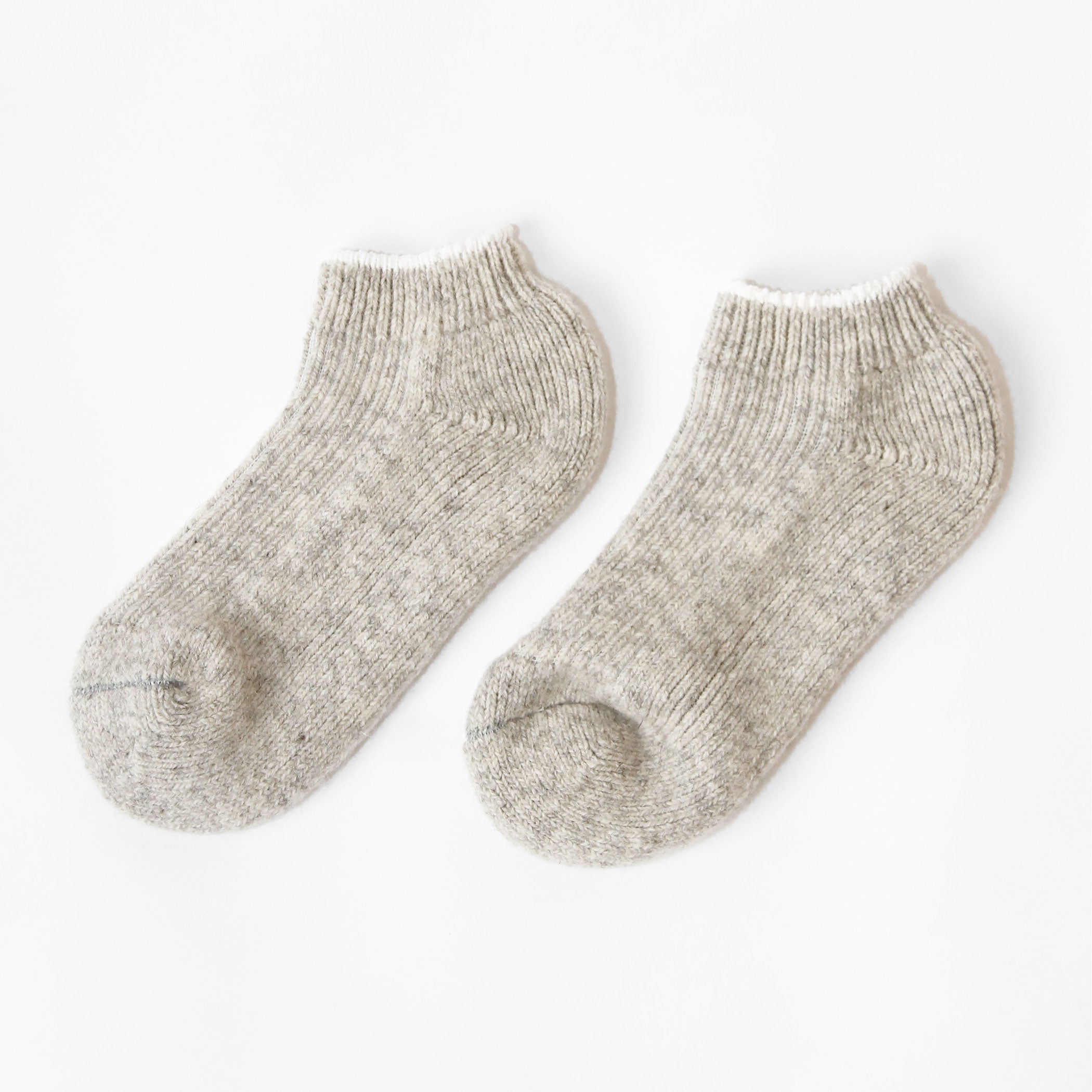 Slipper Socks Natural 100% Wool - Made in Canada - Province of Canada