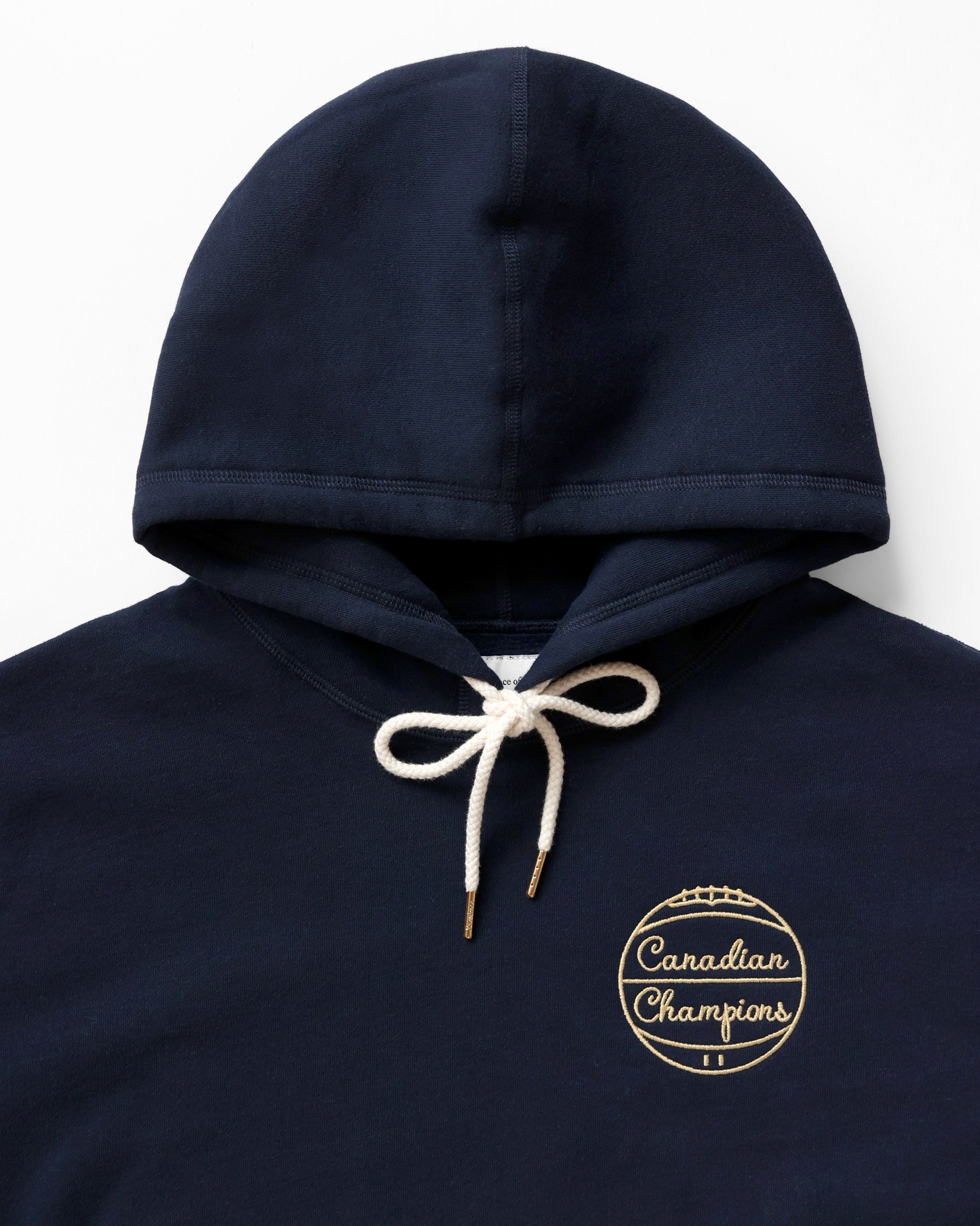 Made in Canada Basketball Champions Fleece Hoodie Navy - Unisex - Province of Canada