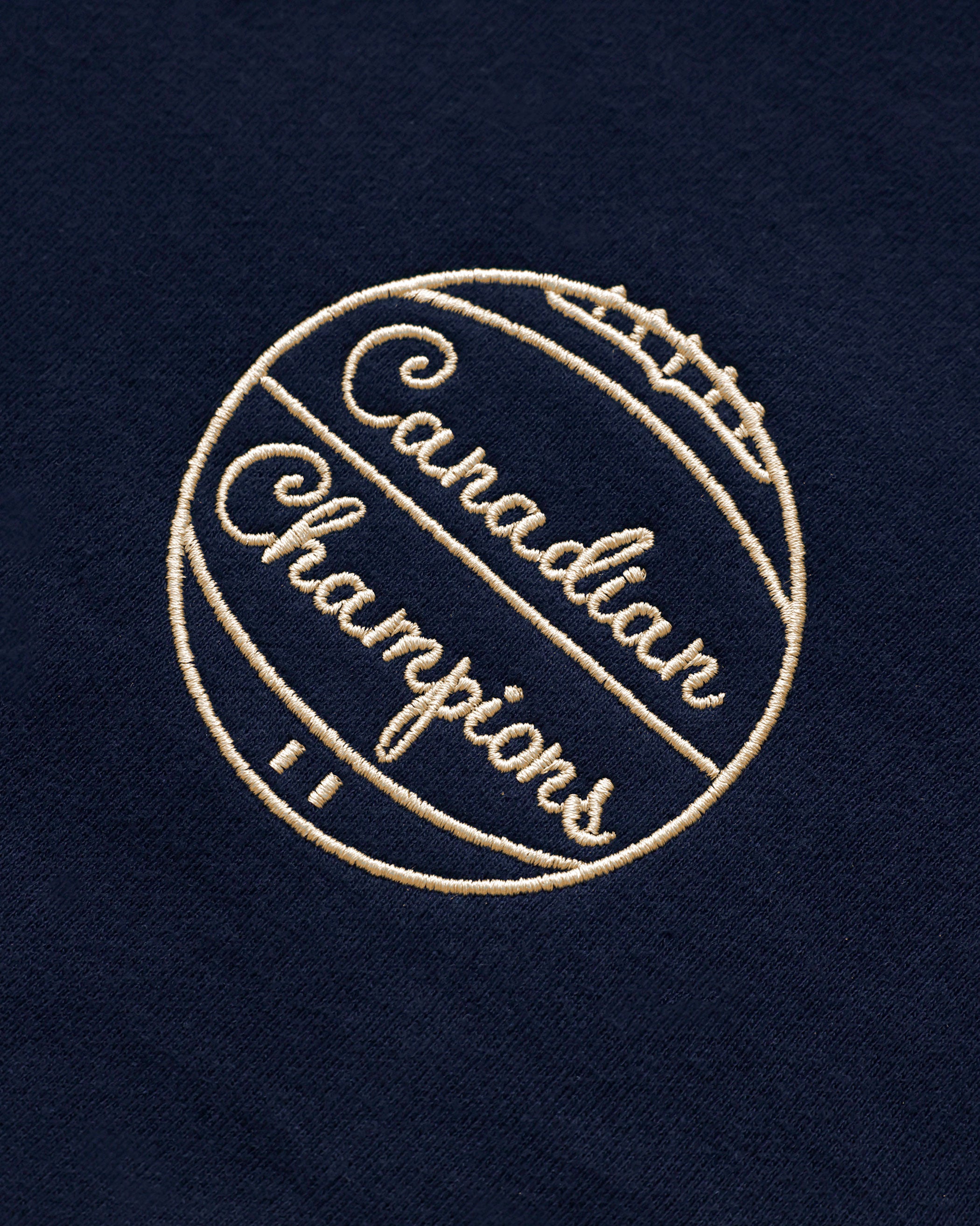 Made in Canada Basketball Champions Fleece Hoodie Navy - Unisex - Province of Canada