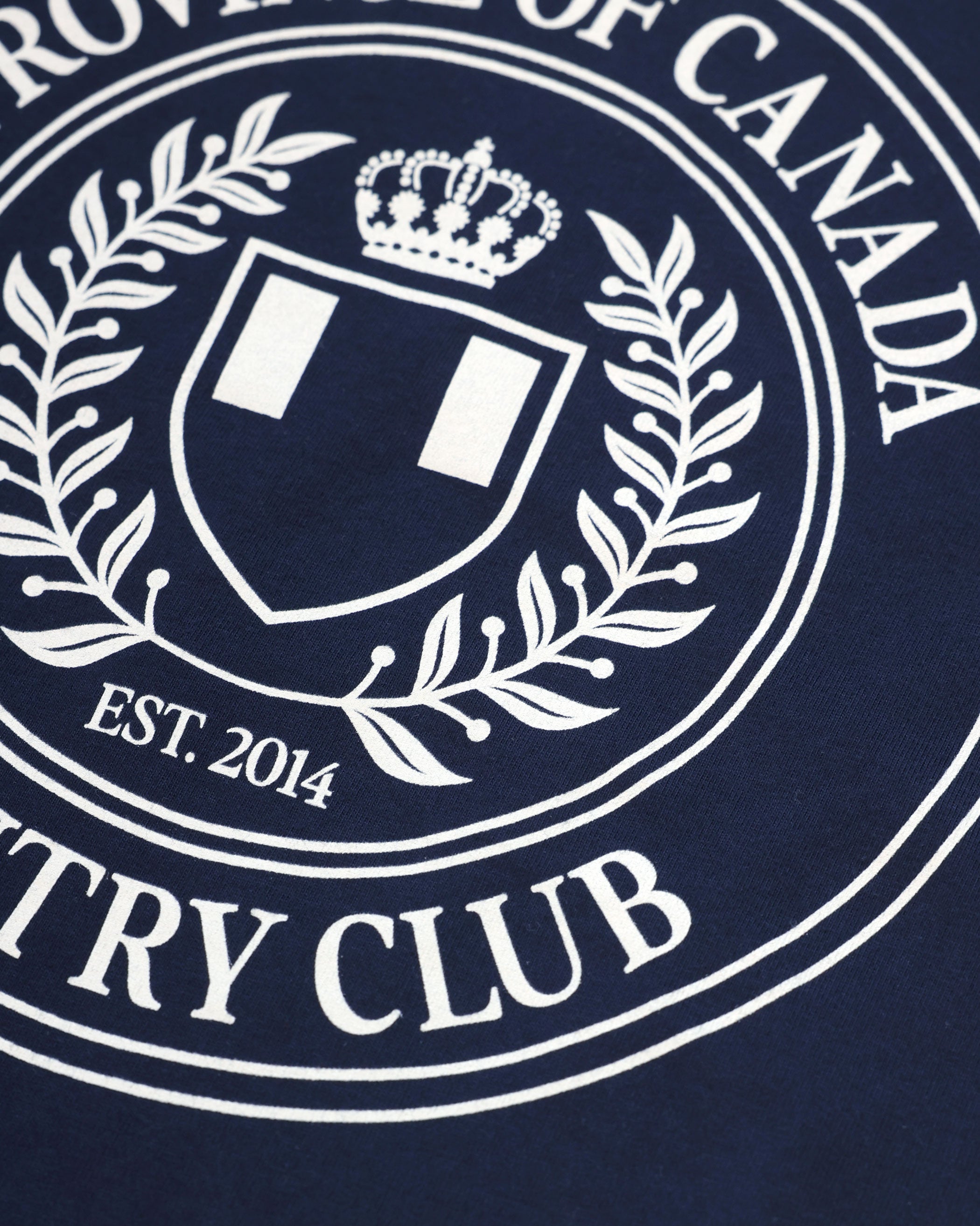 Made in Canada Country Club Tee Navy - Unisex - Province of Canada