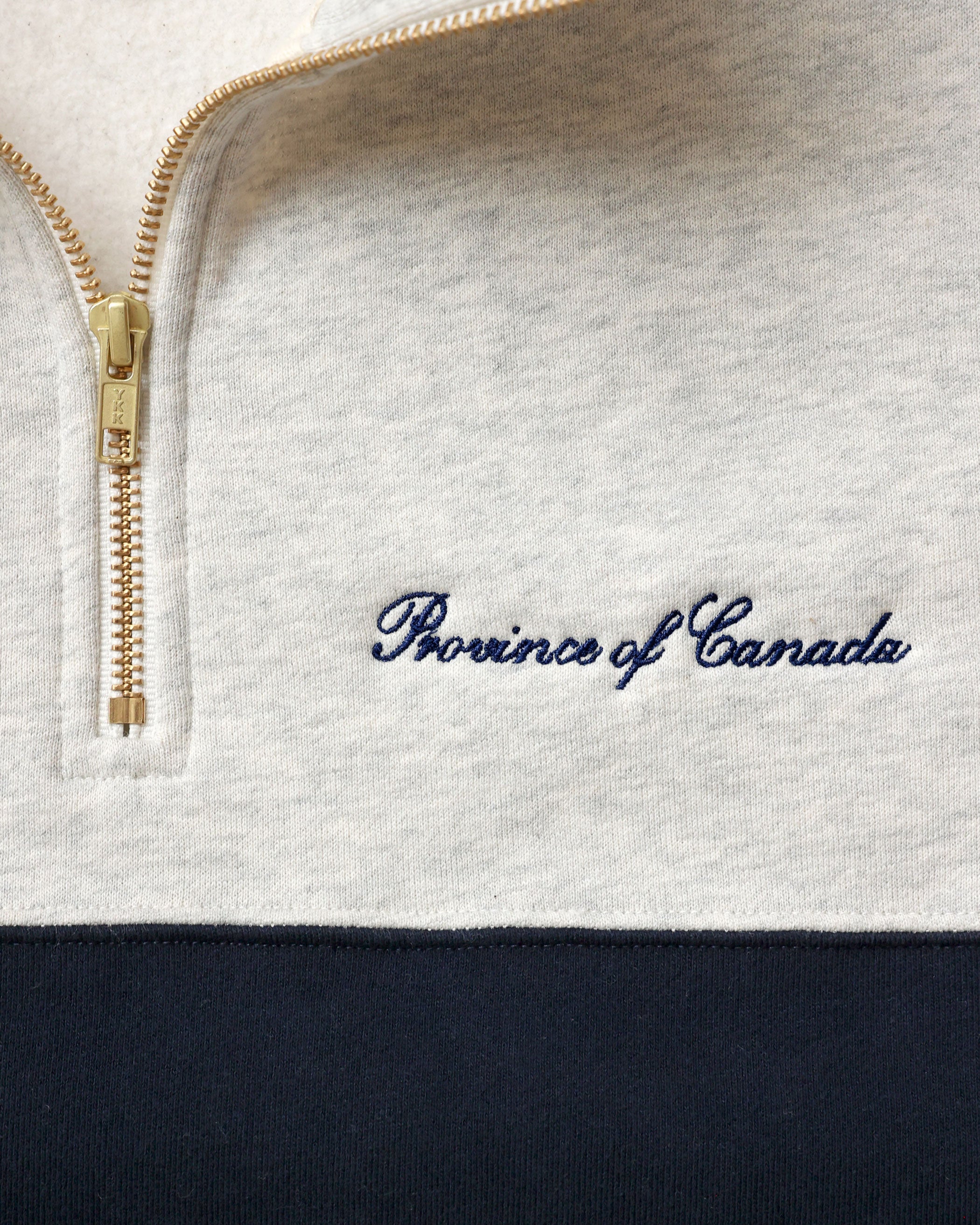 Made in Canada Club Fleece Half Zip Navy - Unisex - Province of Canada