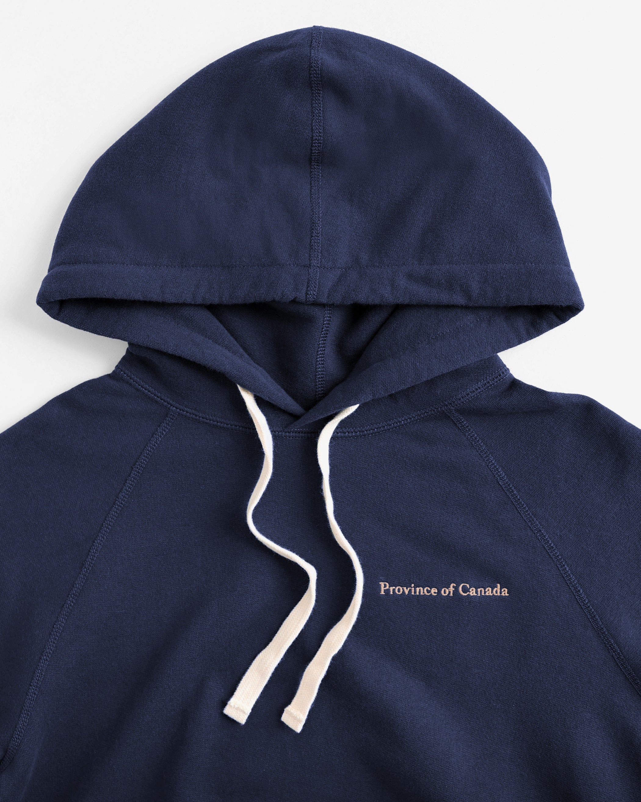 French Terry Hoodie Navy - Unisex - Made in Canada - Province of