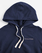 Made in Canada 100% Cotton French Terry Hoodie Navy - Unisex - Province of Canada