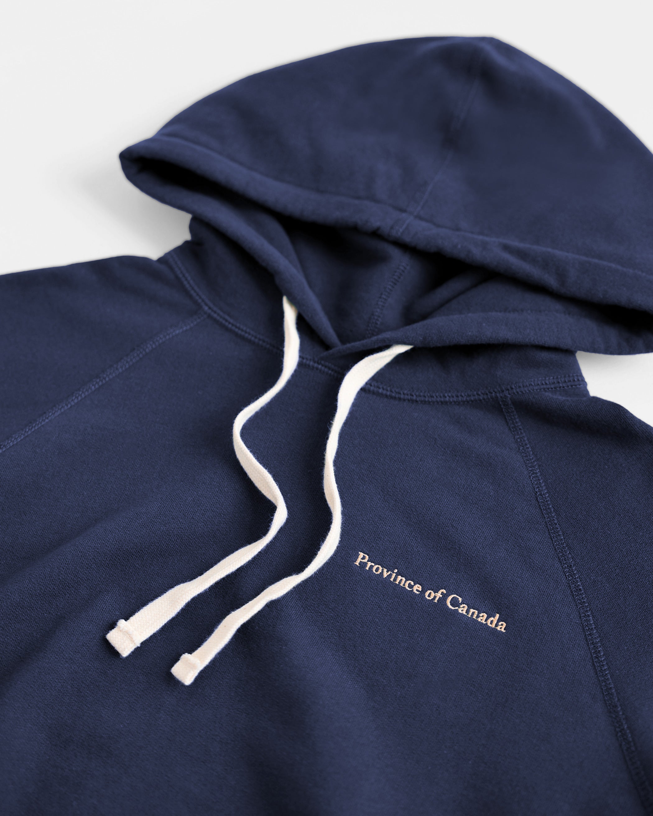 French Terry Hoodie Navy - Unisex - Made in Canada - Province of