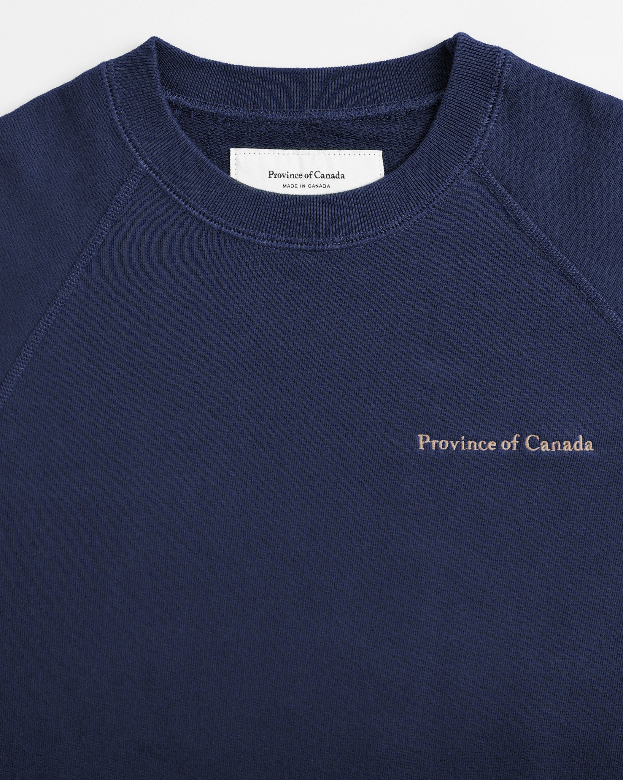 Made in Canada 100% Cotton French Terry Sweatshirt Navy - Unisex - Province of Canada