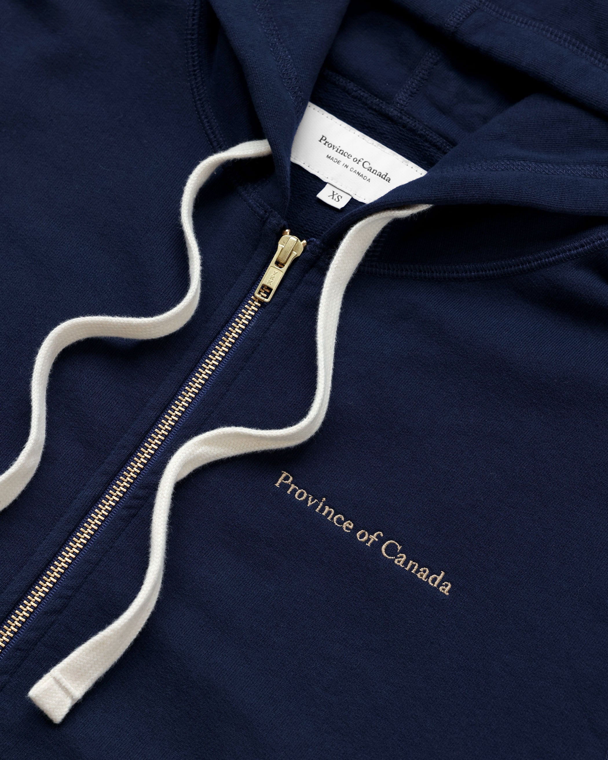 PROV PIECE DYED ZIPUPHOODIE NAVYジップパーカー PROV PIECE DYED ZIPUPHOODIE NAVYジップパーカー - メルカリ