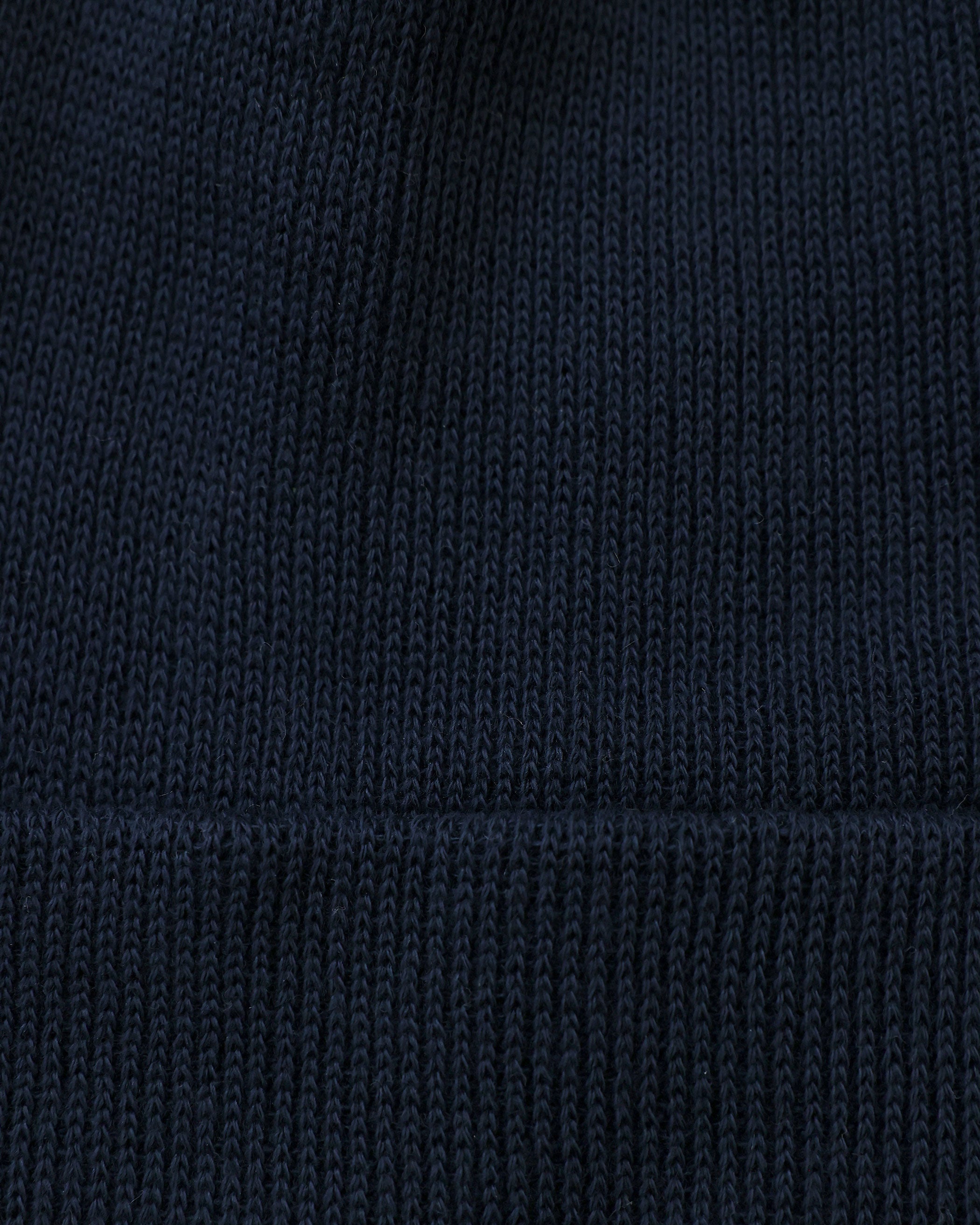 Navy Made in Canada Ribbed Cotton Toque Beanie - Province of Canada