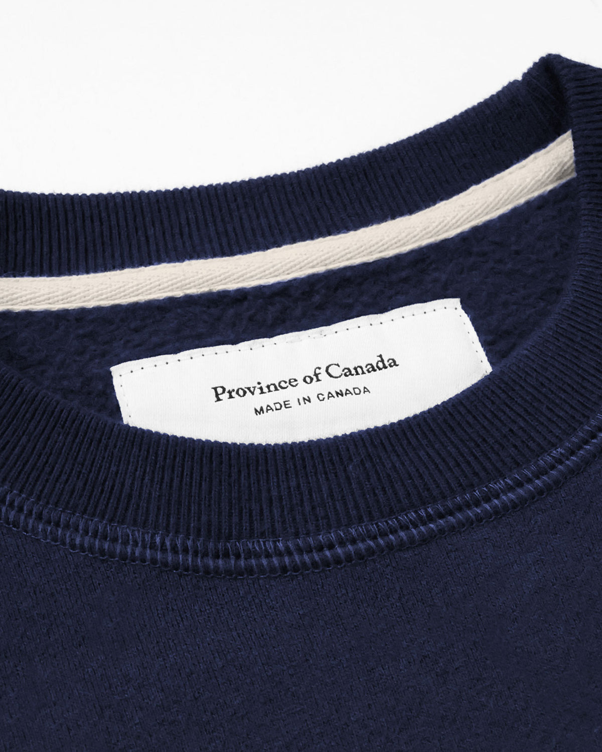 Made in Canada Le Beurre Sweatshirt Navy  - Unisex - Province of Canada