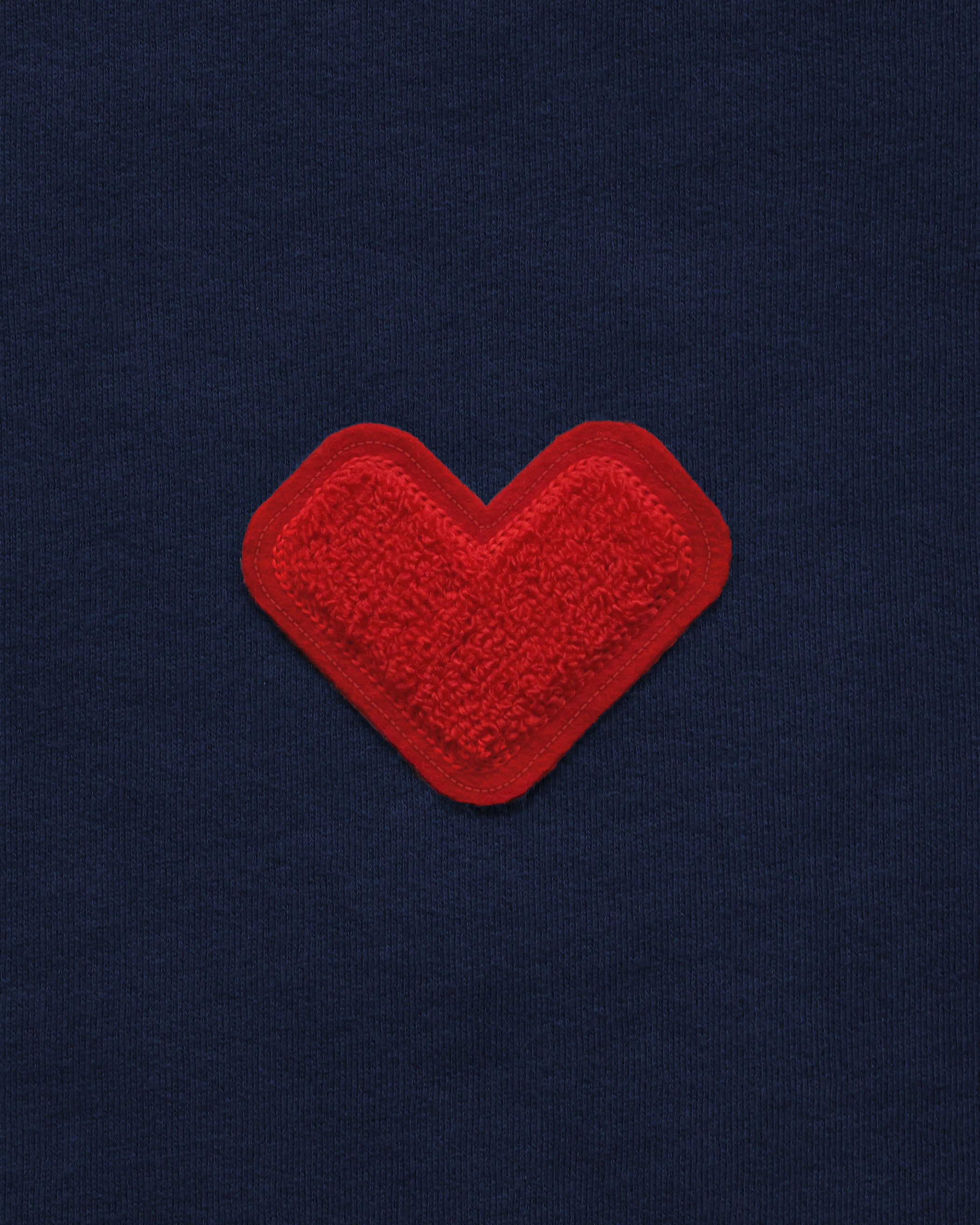 Made in Canada Heart Sweater Navy - Unisex - Province of Canada