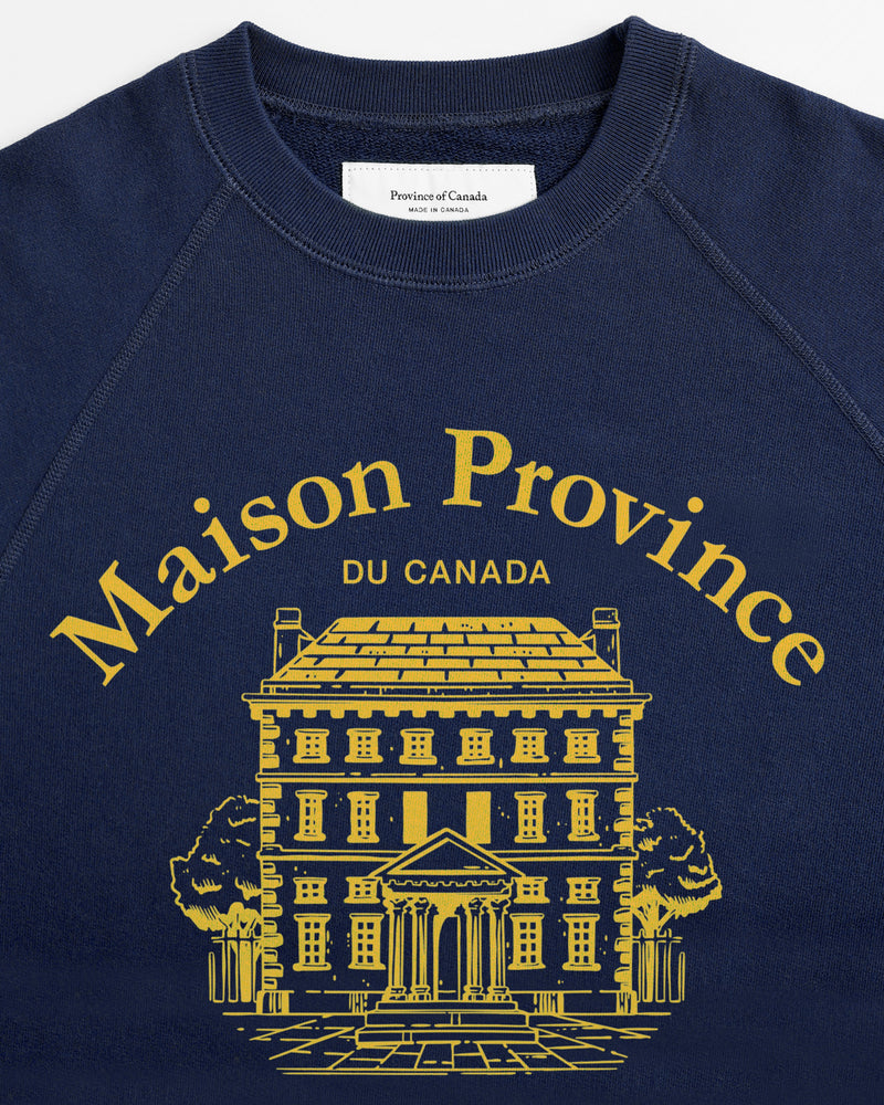 Cotton Knit Sweater Navy - Unisex – Province of Canada