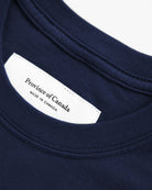 Made in Canada Organic Cotton Heart Tee Navy - Unisex - Province of Canada