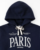 Made in Canada Paris Ontario Fleece Hoodie Navy - Unisex - Province of Canada