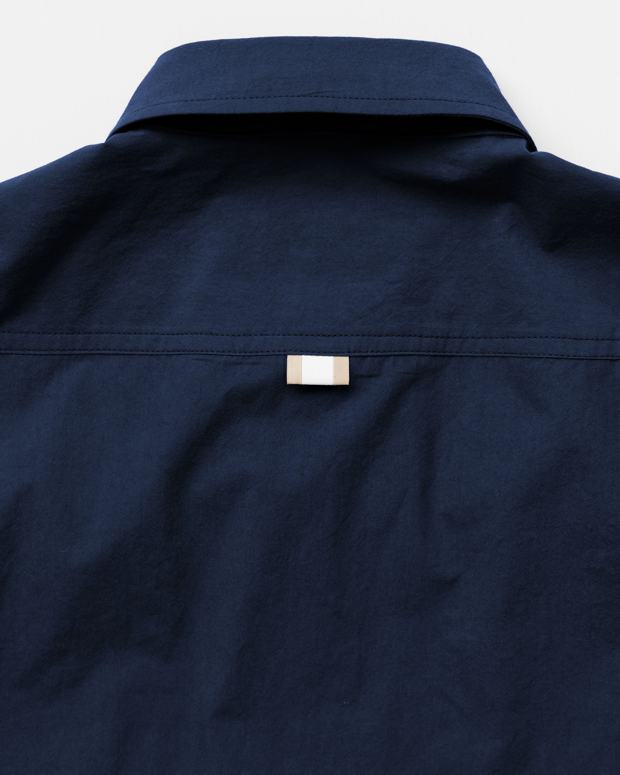 Made in Canada 100% Cotton Washed Poplin Dress Navy - Province of Canada