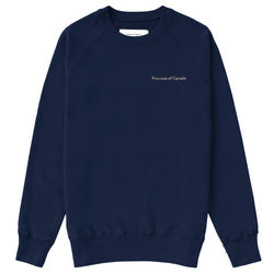 Made in Canada 100% Cotton French Terry Sweatshirt Navy - Unisex - Province of Canada