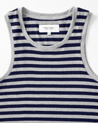 Made in Canada Tuesday Tank Top Navy Stripe Unisex - Province of Canada