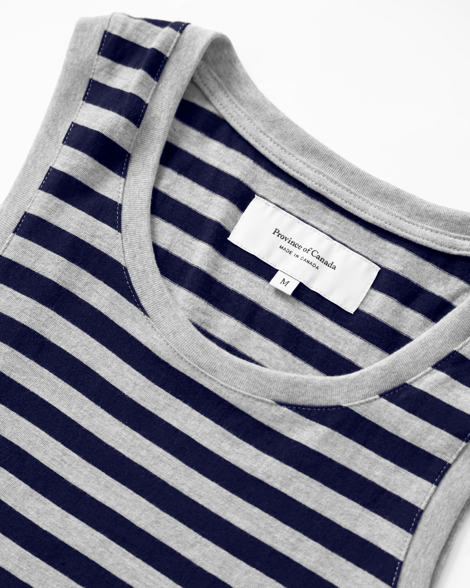 Made in Canada Tuesday Tank Top Navy Stripe Unisex - Province of Canada