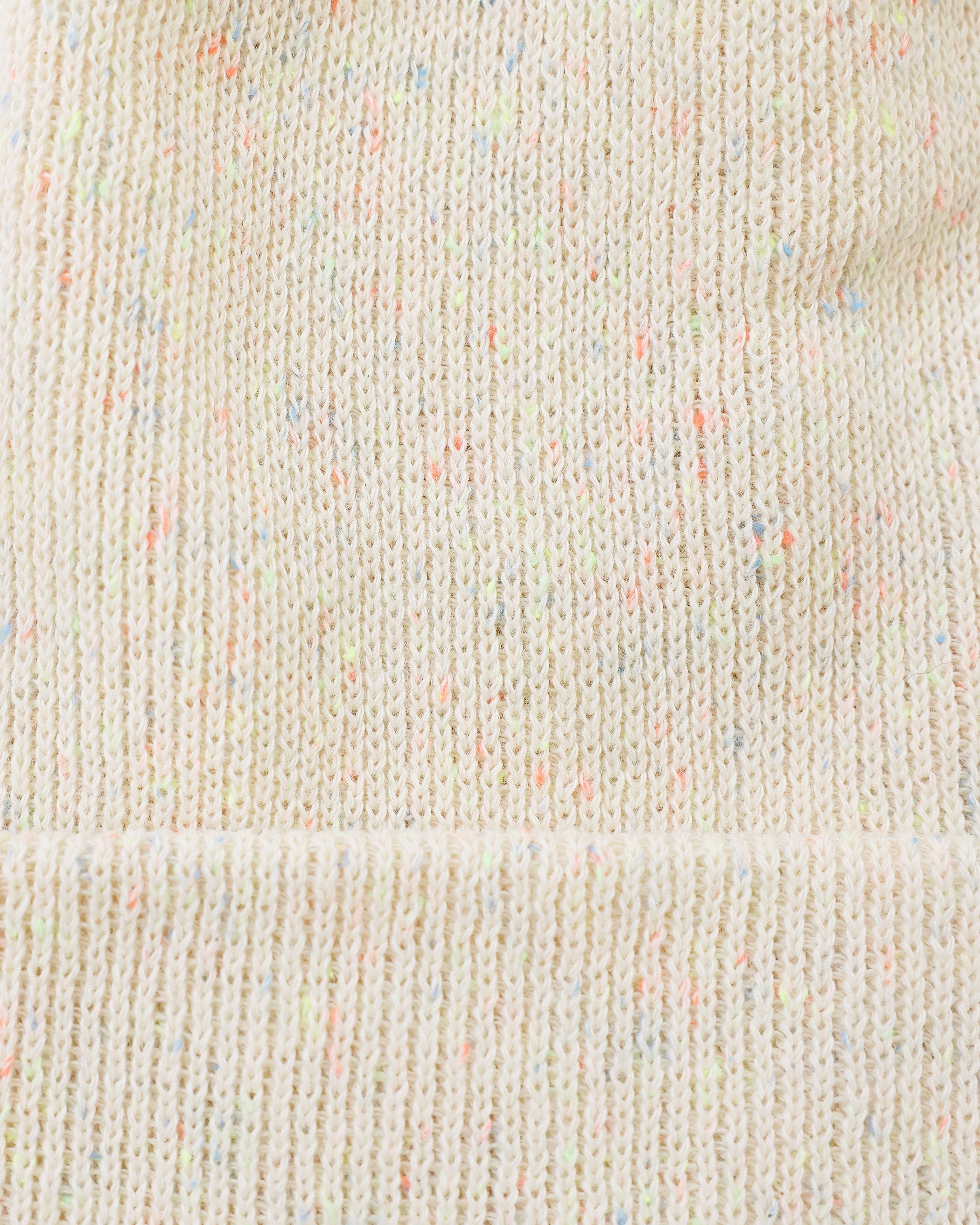 Made in Canada Fine Ribbed 100% Cotton Toque Neon Confetti - Province of Canada