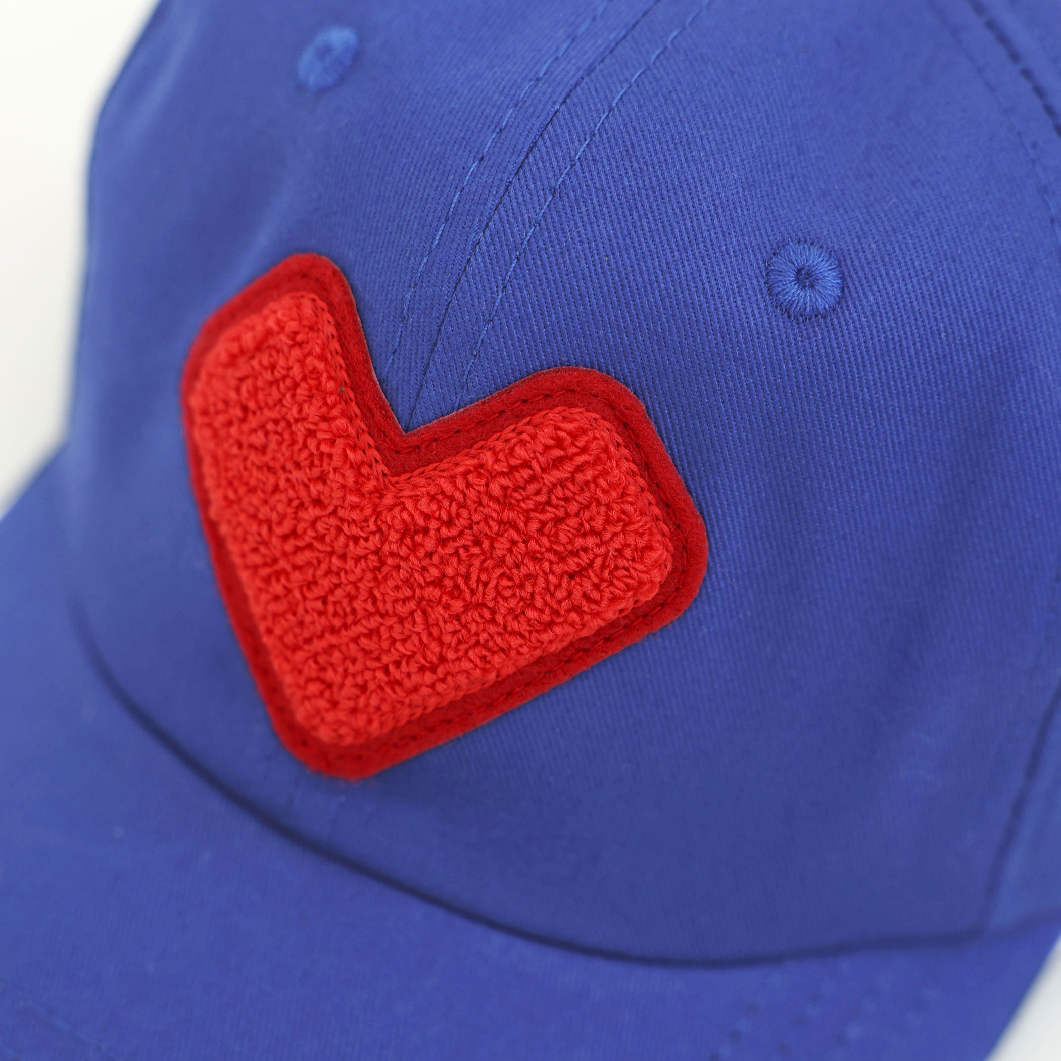 Made in Canada 100% Cotton Heart Baseball Hat Blue - Province of Canada