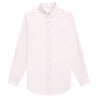 Made in Canada 100% Cotton Button Up Oxford Stripe Shirt Pink - Unisex - Province of Canada